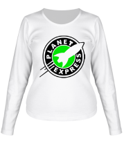 Женская футболка длинный рукав Planet Express фото