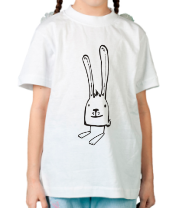 Детская футболка Ушастый заяц фото