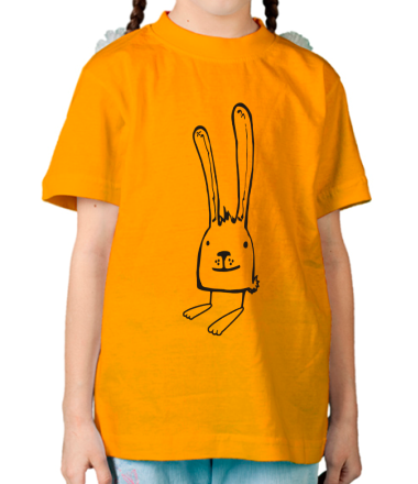 Детская футболка Ушастый заяц