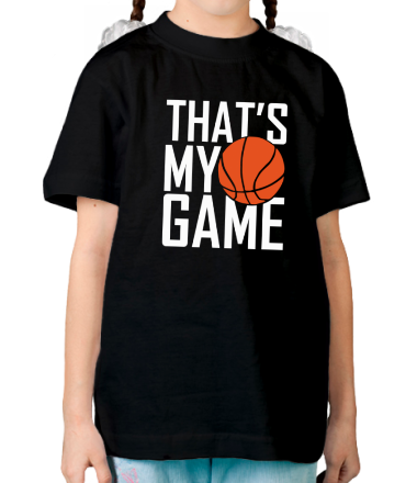 Детская футболка Basketball that's my game