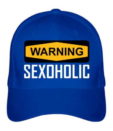 Бейсболка Warning sexoholic