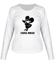 Женская футболка длинный рукав Chuck Norris фото