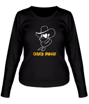 Женская футболка длинный рукав Chuck Norris фото