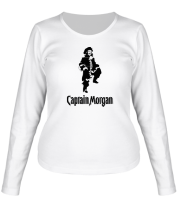 Женская футболка длинный рукав Capitan Morgan фото