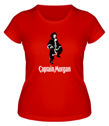 Женская футболка Capitan Morgan