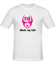 Мужская футболка DJ. Music my life фото