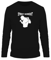 Мужская футболка длинный рукав Street workout фото