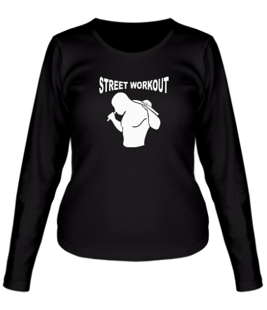 Женская футболка длинный рукав Street workout