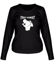 Женская футболка длинный рукав Street workout фото