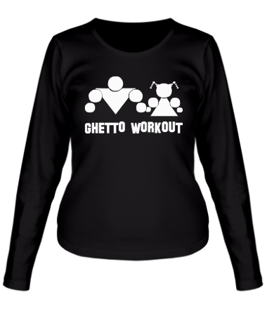 Женская футболка длинный рукав getto workout 