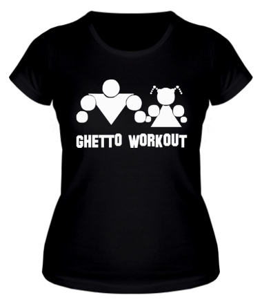 Женская футболка getto workout 
