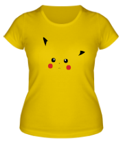 Женская футболка Пикачу фото