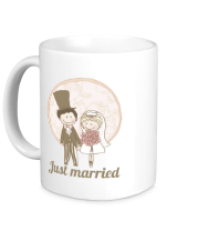 Кружка Just married (Молодожены) фото