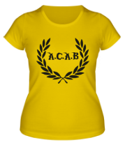 Женская футболка A.С.A.B (All Cops Are Bastards) фото