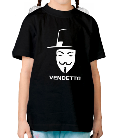 Детская футболка Vendetta (Гай Фокс)