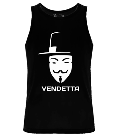 Мужская майка Vendetta (Гай Фокс)