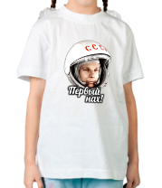 Детская футболка Гагарин фото