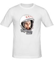 Мужская футболка Гагарин фото