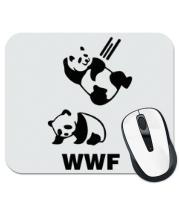 Коврик для мыши Панда WWF Wrestling Challenge фото