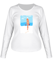 Женская футболка длинный рукав Отпуск фото