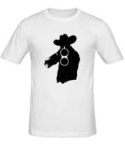 Мужская футболка Охотник с двухстволкой фото