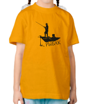 Детская футболка Рыбак фото
