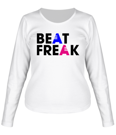 Женская футболка длинный рукав Beat Freak