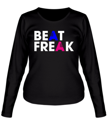 Женская футболка длинный рукав Beat Freak