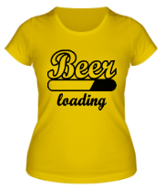 Женская футболка Beer Loading фото
