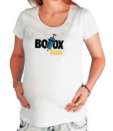 Футболка для беременных Botox Babe