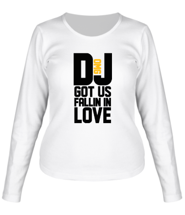 Женская футболка длинный рукав Dj Got US