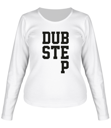 Женская футболка длинный рукав DubStep Lines