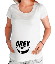 Футболка для беременных Funny Obey фото