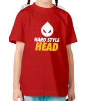 Детская футболка Hard Style Head фото