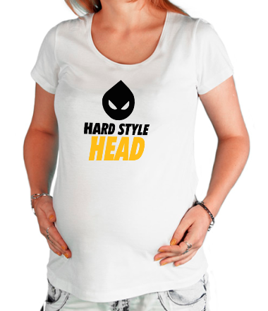 Футболка для беременных Hard Style Head