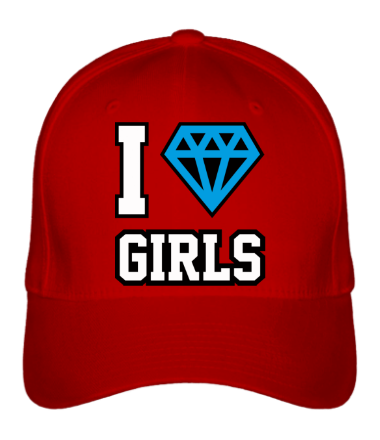 Бейсболка I Love Diamond Girls