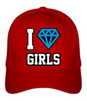 Бейсболка I Love Diamond Girls фото