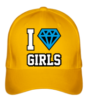 Бейсболка I Love Diamond Girls фото