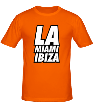 Мужская футболка LA Miami Ibiza