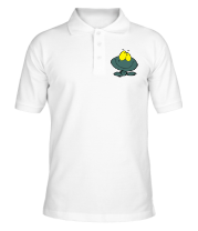 Мужская футболка поло Веселая лягушка фото