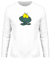 Мужская футболка длинный рукав Веселая лягушка фото