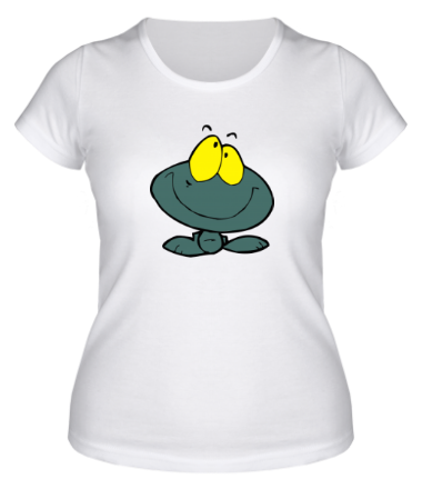 Женская футболка Веселая лягушка
