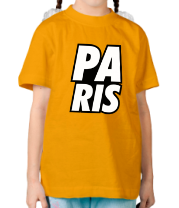 Детская футболка Paris Lines фото