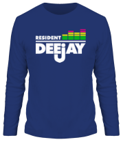 Мужская футболка длинный рукав Resident DeeJay фото