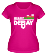 Женская футболка Resident DeeJay фото