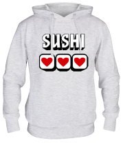 Толстовка худи Sushi Love фото