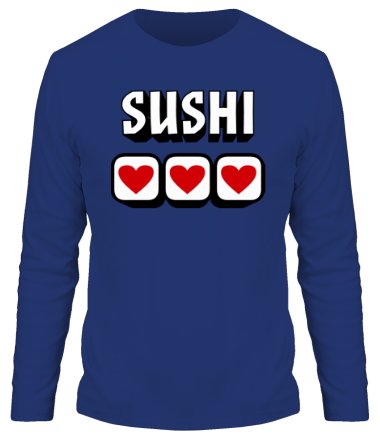 Мужская футболка длинный рукав Sushi Love