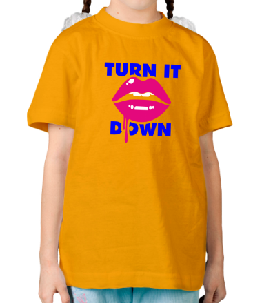 Детская футболка Turn It Down
