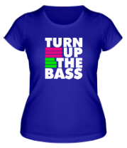 Женская футболка Turn Up The Bass фото