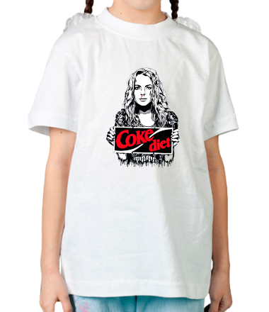 Детская футболка Lindsay Lohan Coke diet
